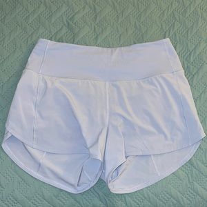 Lululemon High Rise Speed Up Shorts 4”
